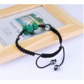 2013 Catholic Rosary Bracelets Fashion Handmade Mixed Color Crystal Ball Flower Shape Shamballa Bracelets Cheap BR01